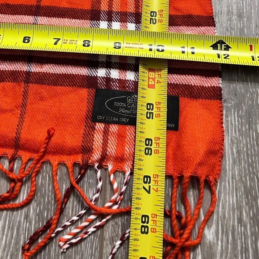 🧣 Unisex 100% Cashmere Scarf 67” long and 12” wide